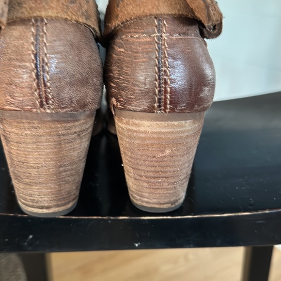 Dolce vida weather look beige western booties slightly worn inside sz 9 - Picture 4 of 7